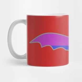 Bisexual/Biromantic Pride Flag: Halloween Bat Mug